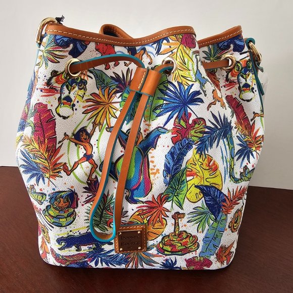 Disney Parks Dooney and Bourke The Jungle Book Drawstring Bag NWT